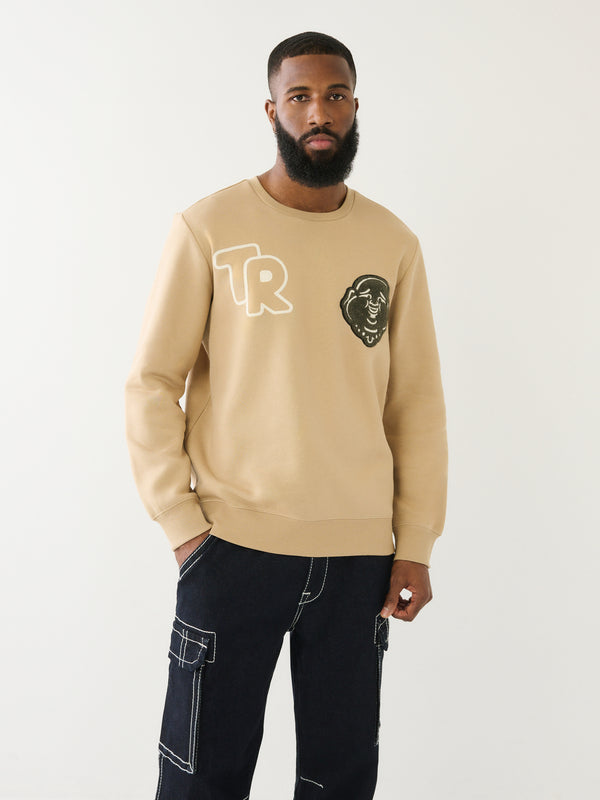 True Religion Tr Buddha Sweater Embro Travertine