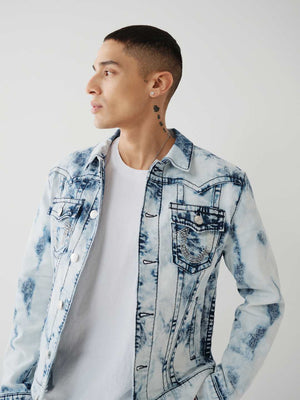 True Religion Jacket Ocean Vibes Lighht Wash-True Religion