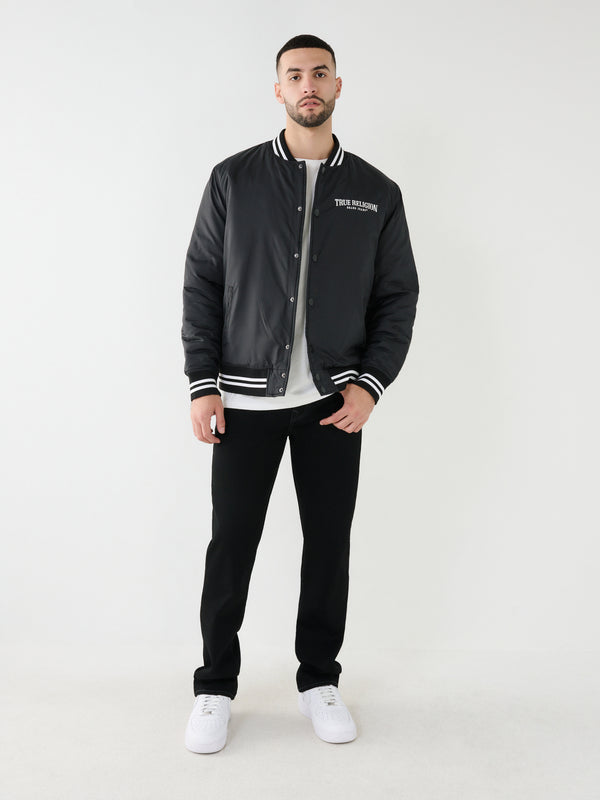 True Religion Arch Jacket Bomber Jet Black