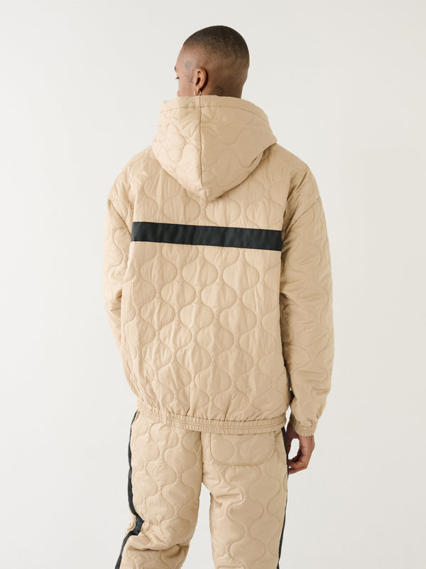 True Religion Relaxed Jacket Quilted Travertine