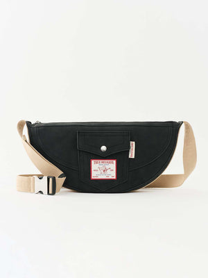 True Religion Utility Bag Hobo Black-True Religion