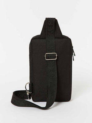 True Religion Sling Bag Embroidered Logo Black-True Religion