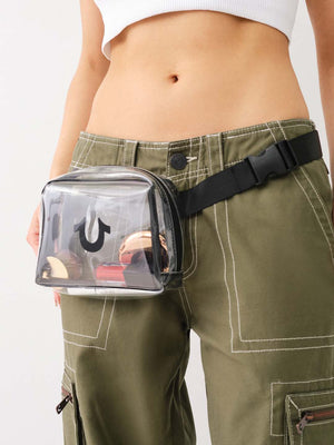 True Religion Horseshoe Bag Fanny Pack Clear-True Religion