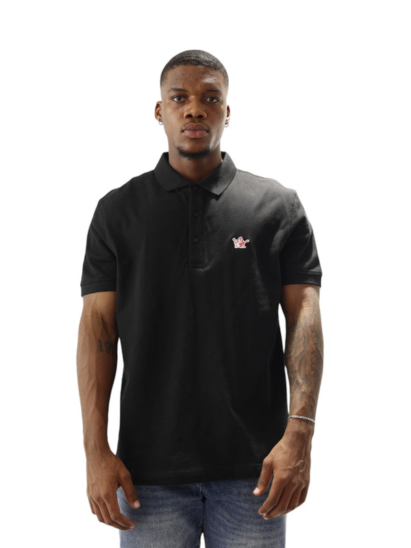 True Religion Relaxed Buddha Golfer Patch Jet Black