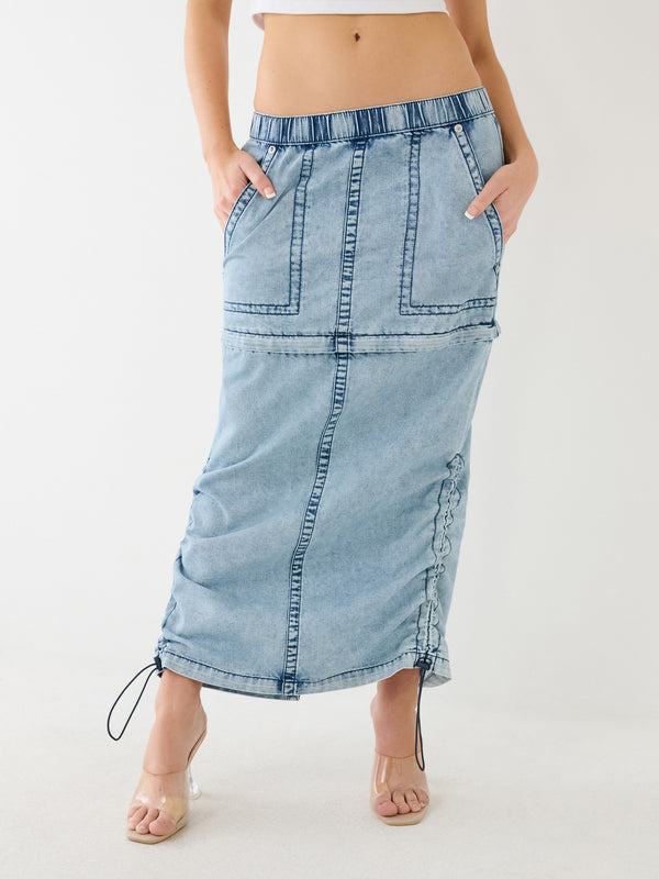 True Religion Sadie Skirt Convertible Maxi Seven Seas