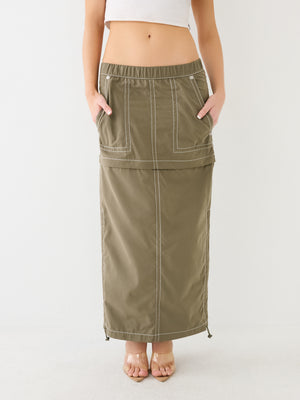 True Religion Sadie Skirt Convertible Maxi Kalamata-True Religion