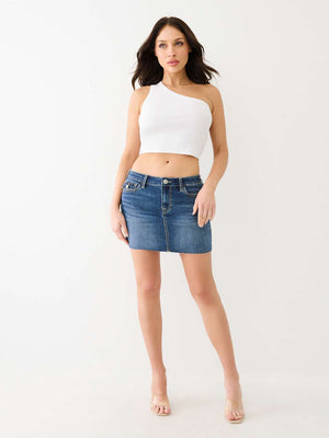 True Religion Sadie Skirt Mini Denim-True Religion