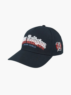 True Religion Headwear Tr Double Print Black