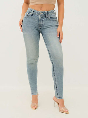 True Religion Jennie Jeans Mr Curvy Skinny Indigo-True Religion