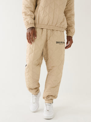 True Religion Relaxed Track Pants Embro Travertine-True Religion