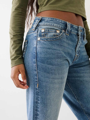 True Religion Jean Ladies Bobbi Baggy Jean Medium Wash-True Religion