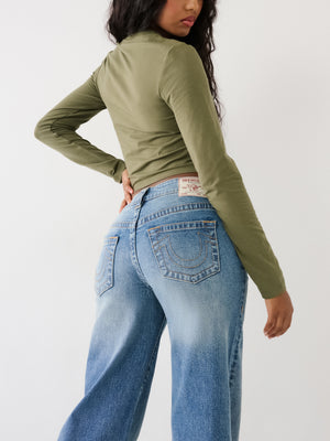 True Religion Jeans Bobbi Baggy Medium Wash