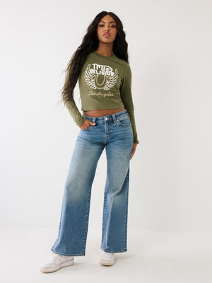 True Religion Jeans Bobbi Baggy Medium Wash