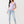 True Religion Crews Studded Horseshoe V Neck Tee Hierloom Lilac-True Religion