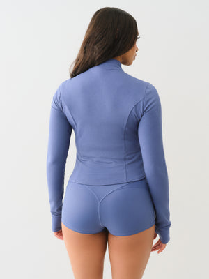 True Religion Og Srs Tight Zip Through Grey Blue-True Religion