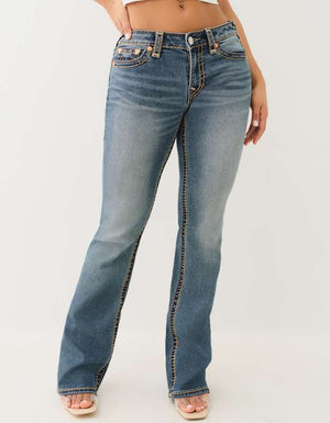 True Religion Becca Mr Bootcut Super T Crowd Surf Blue