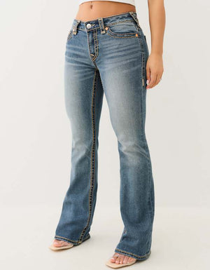 True Religion Becca Mr Bootcut Super T Crowd Surf Blue