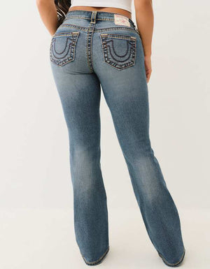 True Religion Becca Mr Bootcut Super T Crowd Surf Blue