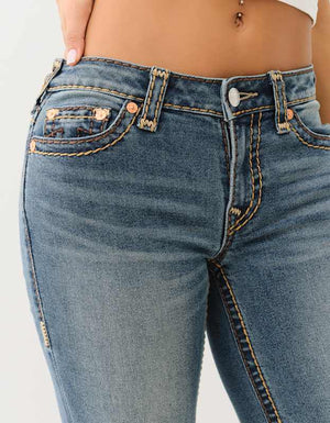 True Religion Becca Mr Bootcut Super T Crowd Surf Blue