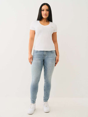 TRUE RELIGION JEANS JENNIE MR CURVY SKINNY PEAK SPOT