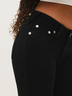 True Religion Jeans Jennie Mr Curvy Skinny Black Rinse