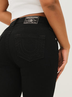 True Religion Jeans Jennie Mr Curvy Black Rinse
