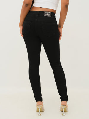 True Religion Jeans Jennie Mr Curvy Black Rinse