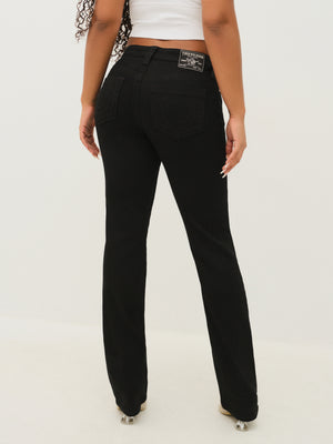 True Religion Jeans Billie Mr Straight Black Rinse