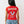 True Religion Crystal Low Plunge Ss Tee Flame Scarlet