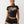 True Religion Sporty Frnt Cut Out Top Jet Black
