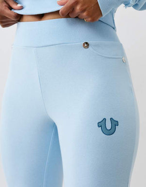 True Religion Mr Joey Flare Terry Pants Cerulean Blue