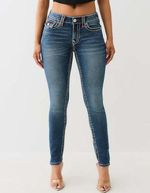 True Religion Jennie Mr Skinny Flap Sup T Royal Indigo