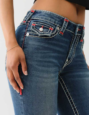 True Religion Jennie Mr Skinny Flap Sup T Royal Indigo