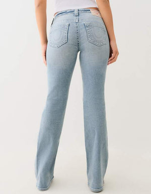 True Religion Front Zip Pkt Becca Mr Bootcut Polar Frost