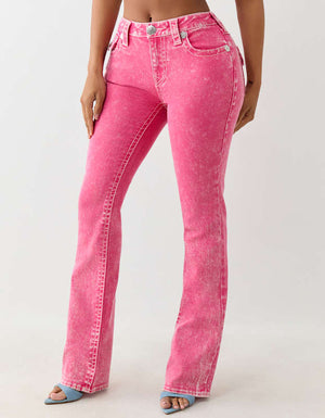 True Religion Becca Mr Boot Big T Flap Sunkist Coral