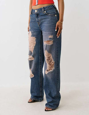 True Religion Relaxed Straight Mr Flap Breeze Aqua