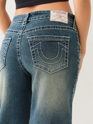 True Religion Bobbi Baggy Big T Emerald Fade-True Religion