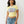 True Religion Crystal Contrast Ringer Tee Yellow-Blue