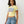 True Religion Crystal Contrast Ringer Tee Yellow-Blue