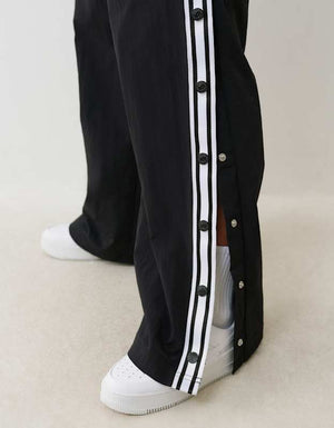 True Religion Mr Nylon Track Pants Jet Black