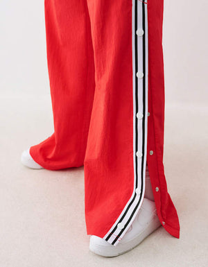 True Religion Mr Nylon Track Pants Flame Scarlet