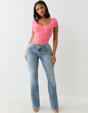 True Religion I Love True Becca Mr Bootcut Peak Spot