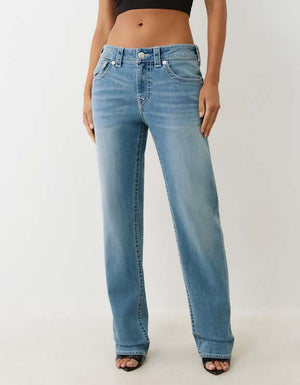 True Religion Elastic Ricki Relaxed St Flap Beach Fire