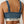 True Religion Elastic Band Denim Bra Top Blue Radiance