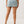 True Religion Sadie Mini Skirt Flap Misty Ocean