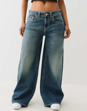 True Religion Wing Jessie Baggy Flap Big T Blue Radiance 2