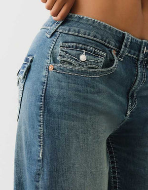 True Religion Wing Jessie Baggy Flap Big T Blue Radiance 2