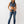 True Religion Denim Cropped Vest Sup T Twilight Teal