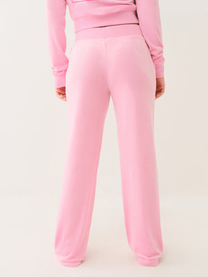 True Religion Velour Crystl Hs Straight Leg Prism Pink-True Religion
