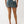 True Religion Skirt Sadie Mini Gotham Grind Dark Wash
